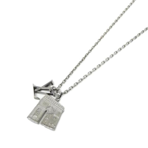 LOUIS VUITTON Silver Necklace - Picture 1 of 5